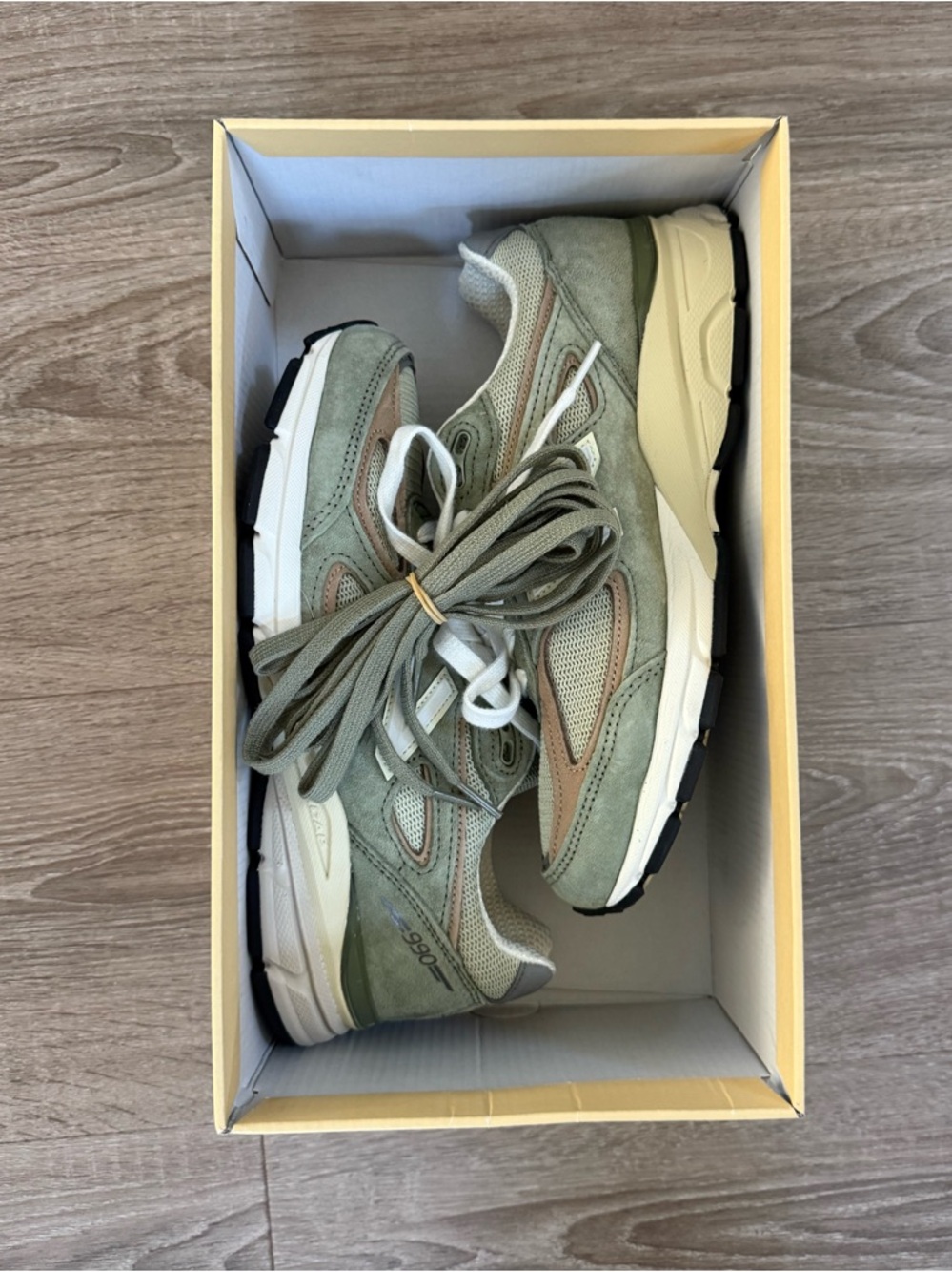 Teddy Santis x New Balance 990v4 Made in USA Olive Incense, U990GT4 - Picture 10 of 11